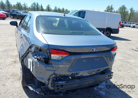 2024 Toyota Corolla Hybrid Le z USA, uszkodzony, nr VIN JTDBDMHE2R3014367